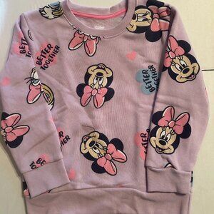 Disney Junior Minnie Mouse Sweatshirt -New Without Tags Size 5T